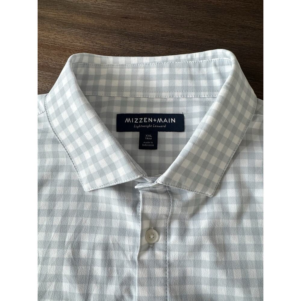 Mizzen+Main Shirt Mens XXL Leeward Trim Lightweight Performance Stretch